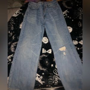 size 6 old navy wide leg extra high rise jeans